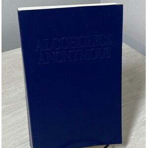 Alcoholics Anonymous Big Book Fourth Edition Portable 41st Printing 2021 AA Blue